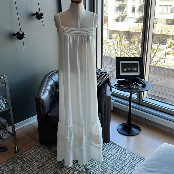 knee length dresses for ladies Aqua Silk Maxi Dress for Winter Sun Holidays Medium / Aqua / Silk main image 0